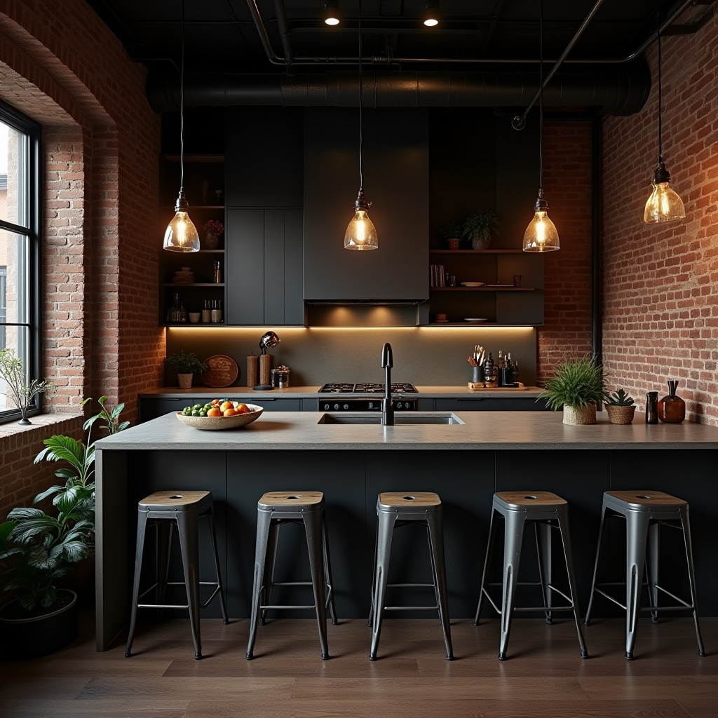 boho kitchen apartment 34