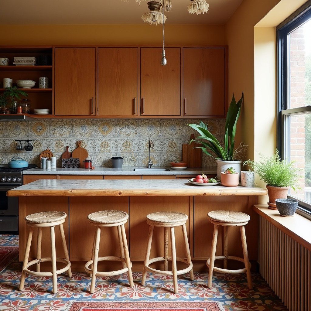 boho kitchen apartment 39