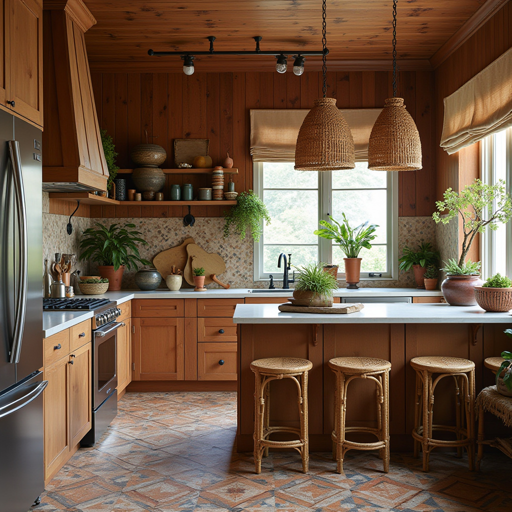 boho kitchen apartment 40