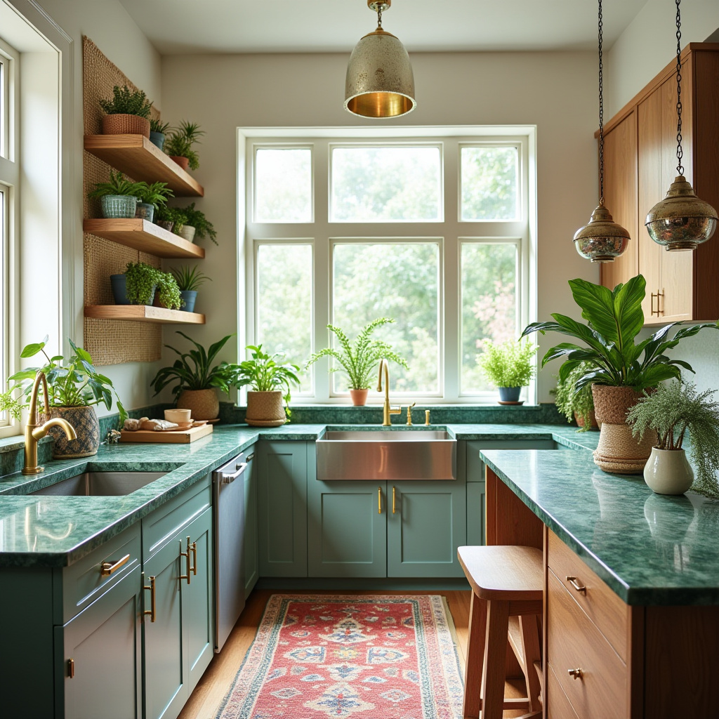 boho kitchen art 34
