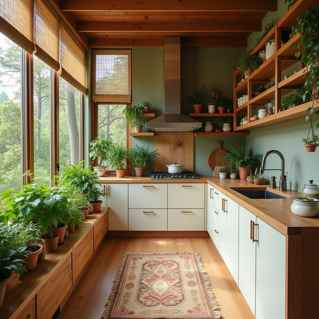boho kitchen art 37