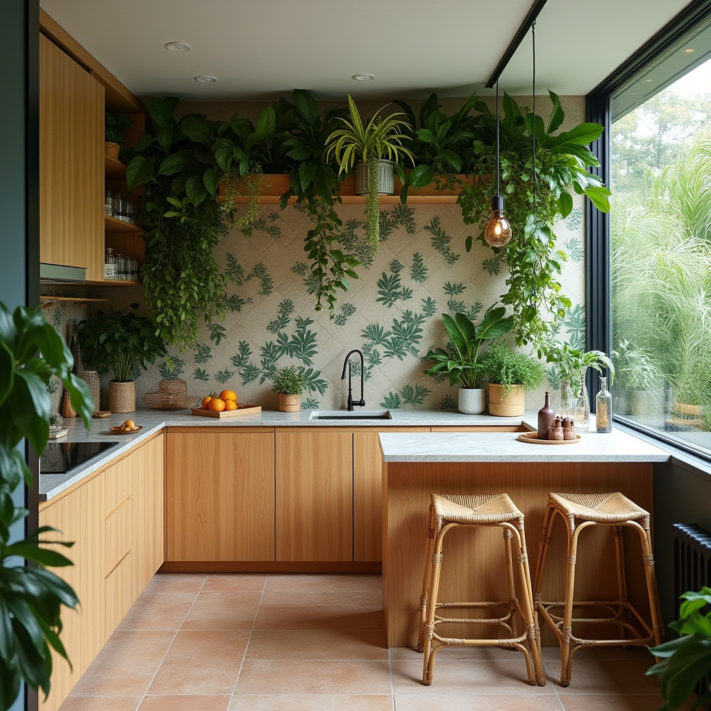 boho kitchen backsplash 13