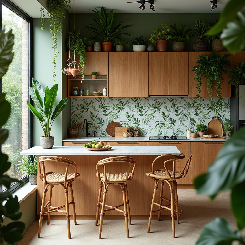 boho kitchen backsplash 14
