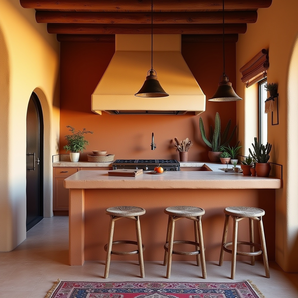 boho kitchen backsplash 18