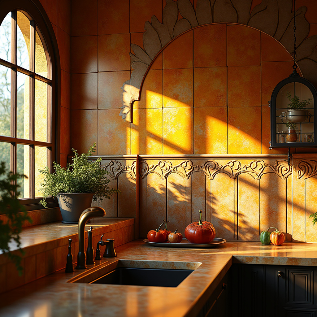 boho kitchen backsplash 21
