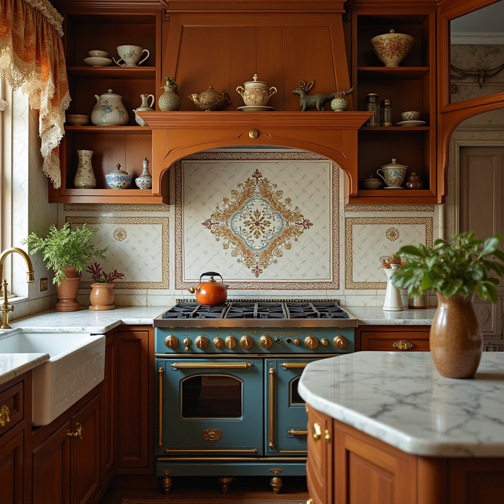 boho kitchen backsplash 38