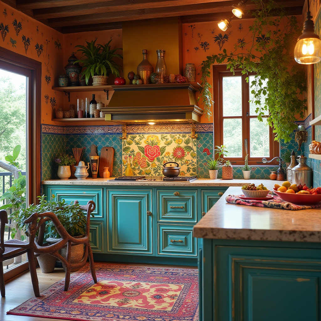 boho kitchen backsplash 8