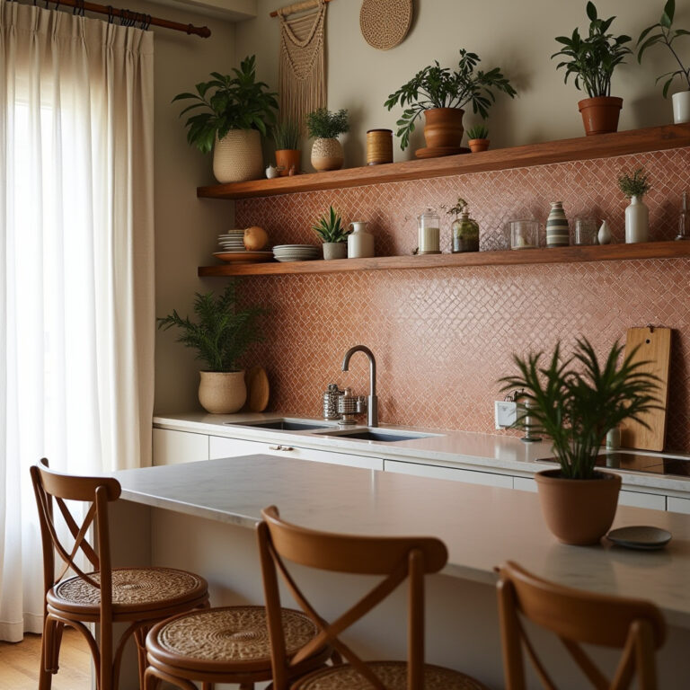 boho kitchen backsplash ideas 1