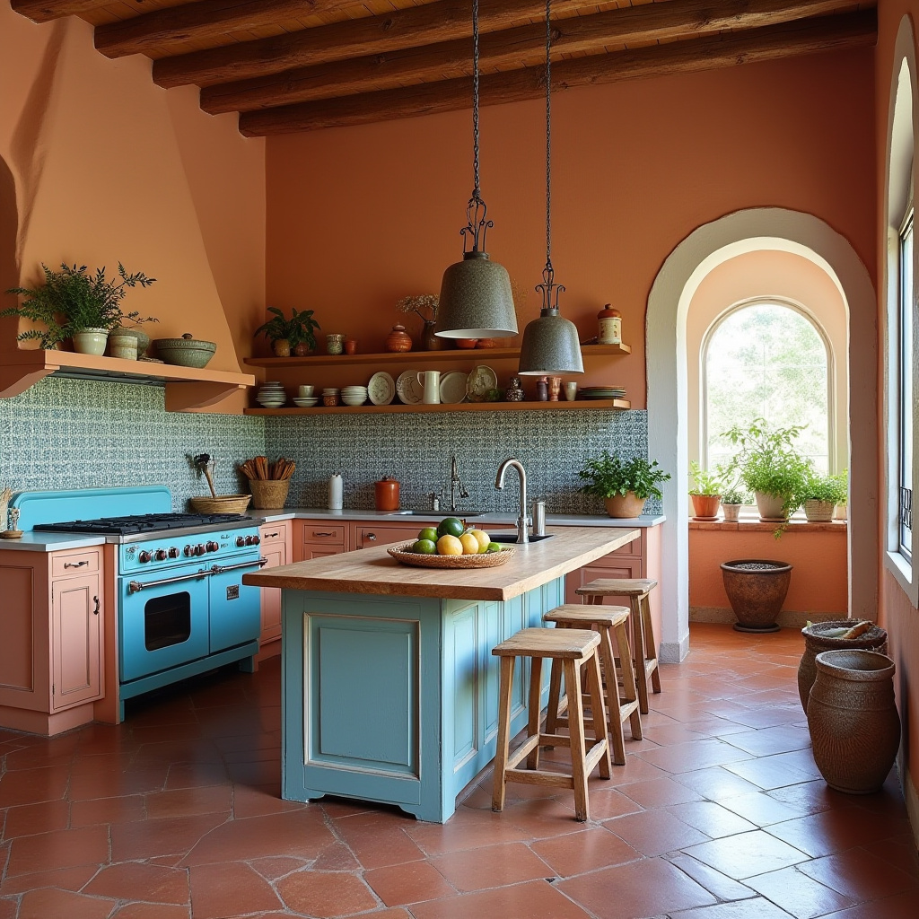 boho kitchen backsplash ideas 16