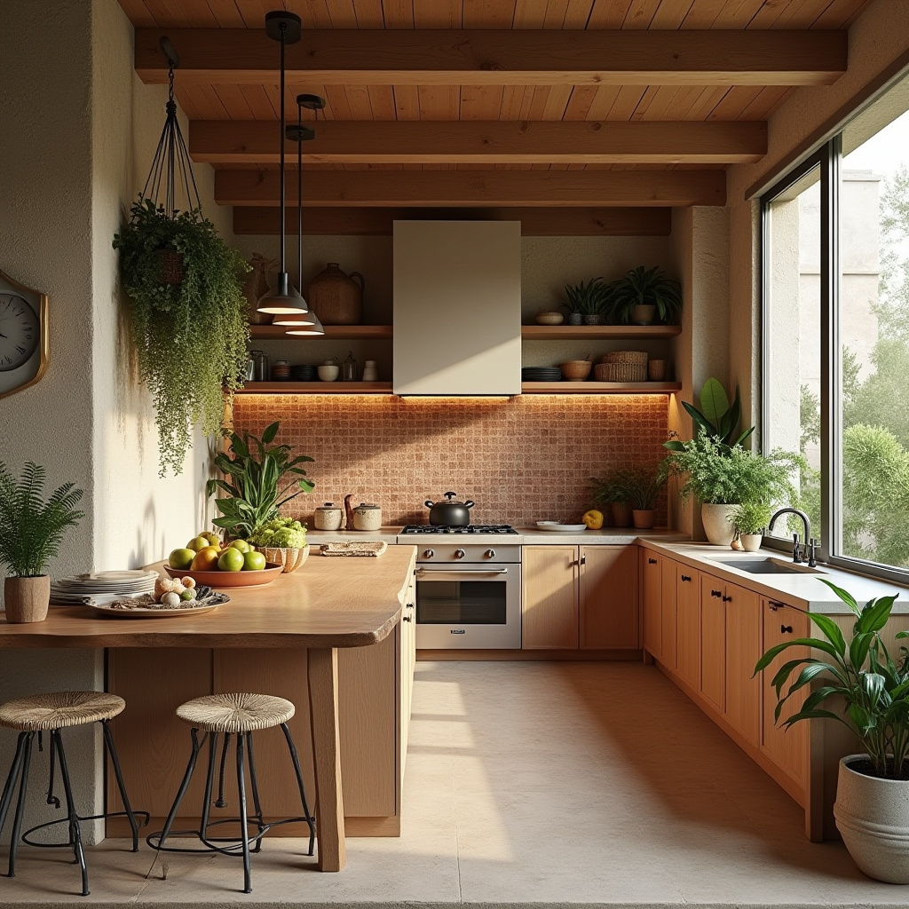 boho kitchen backsplash ideas 19