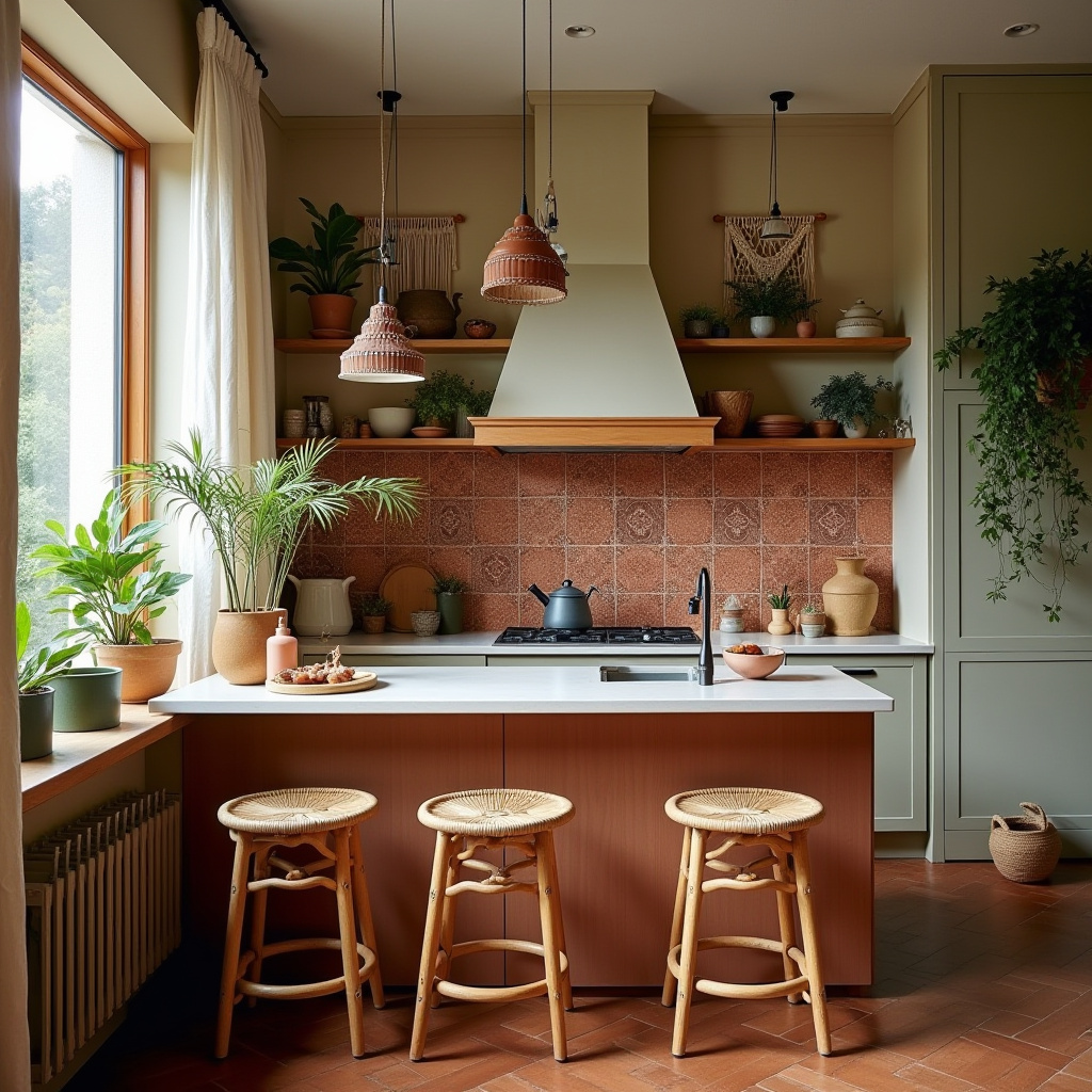 boho kitchen backsplash ideas 2