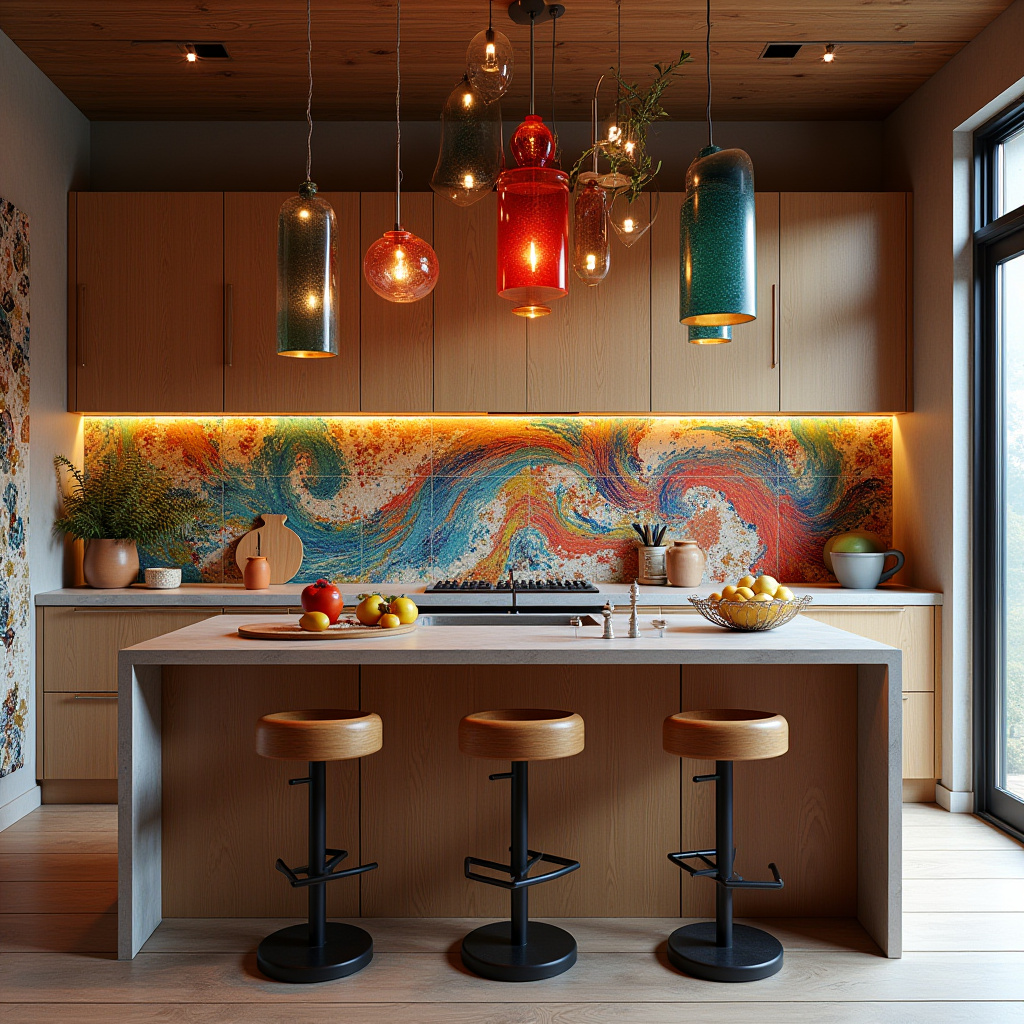 boho kitchen backsplash ideas 23