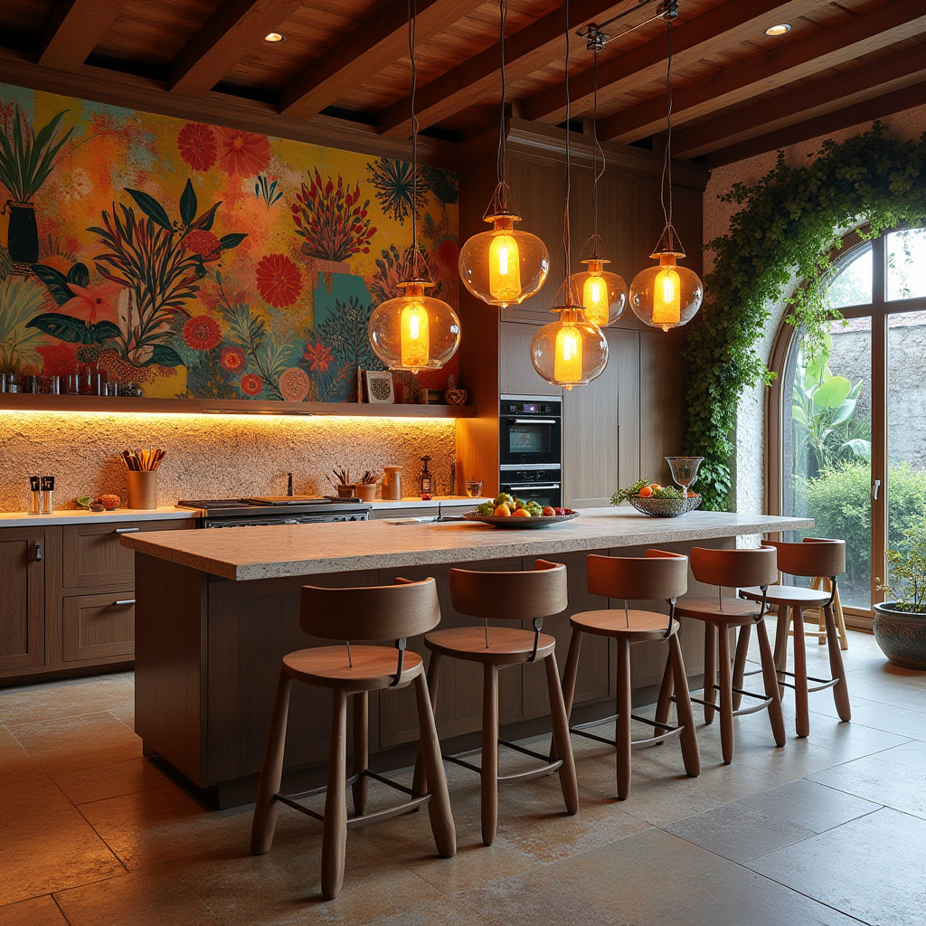 boho kitchen backsplash ideas 24