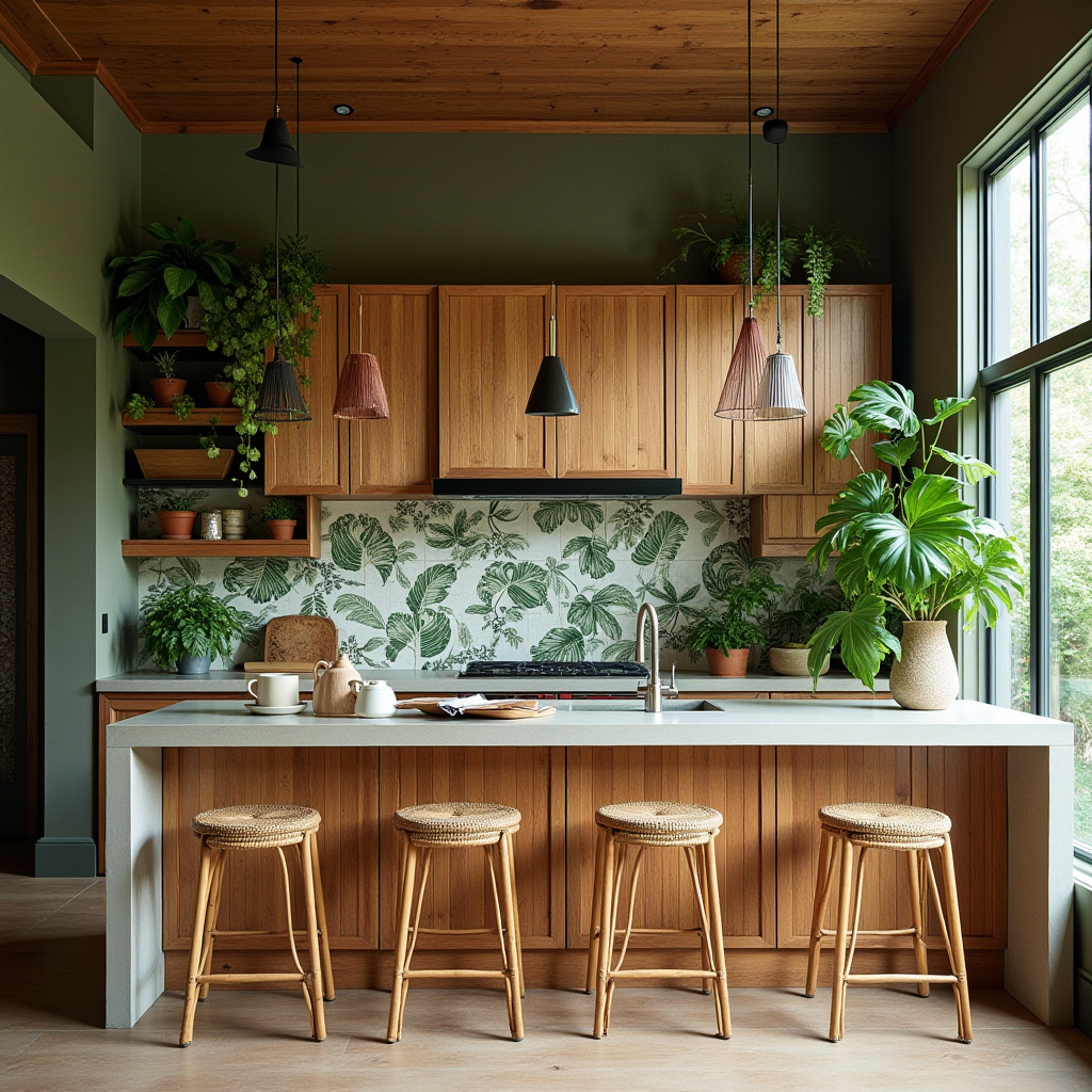 boho kitchen backsplash ideas 27