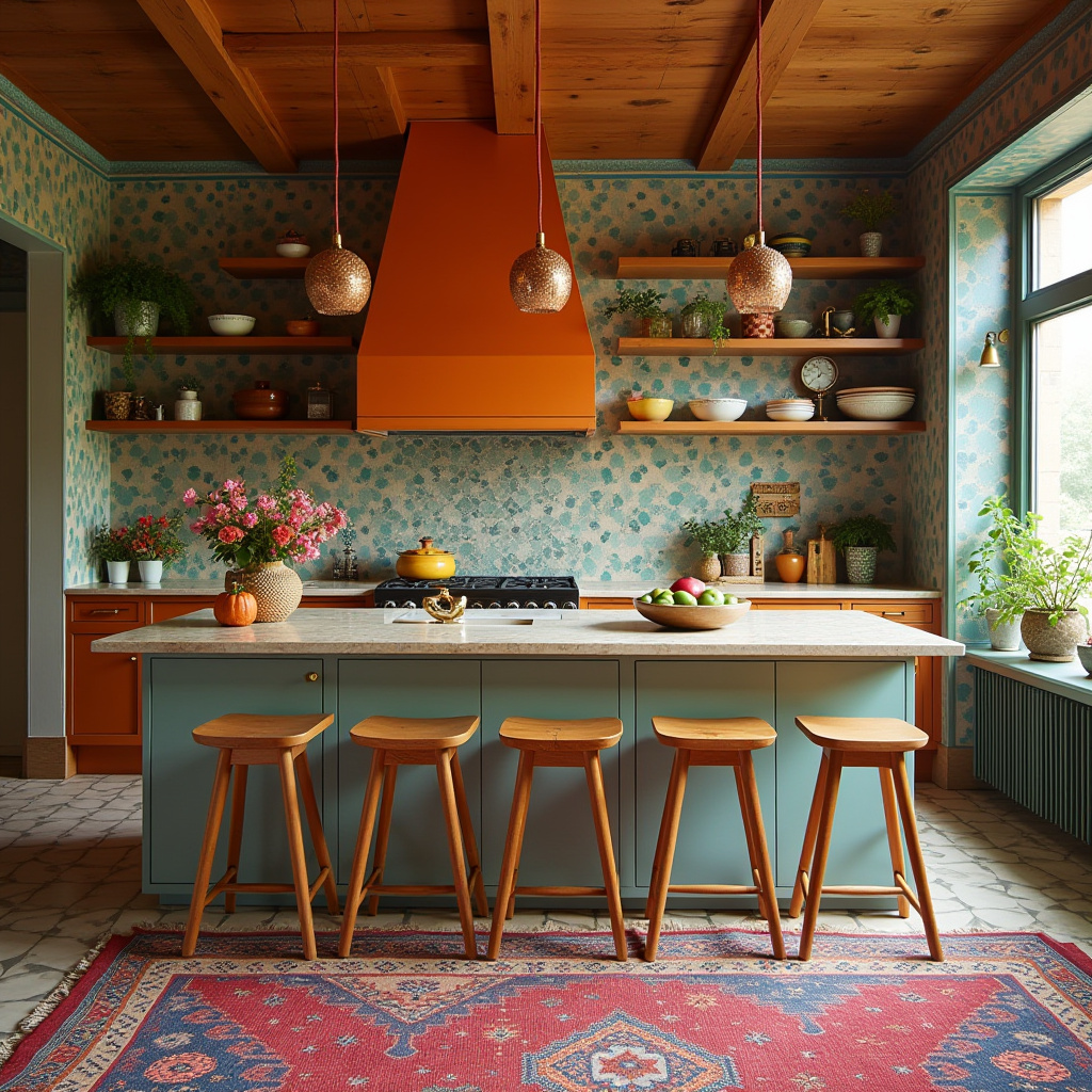 boho kitchen backsplash ideas 29