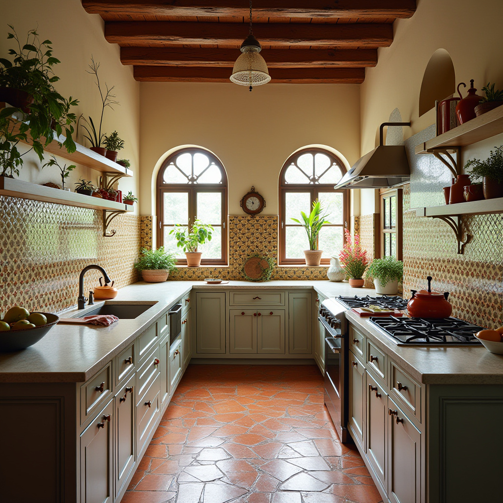 boho kitchen backsplash ideas 36