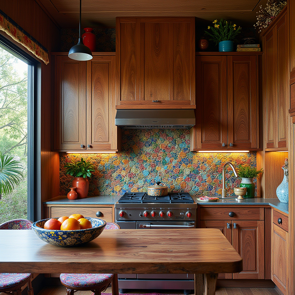 boho kitchen backsplash ideas 39
