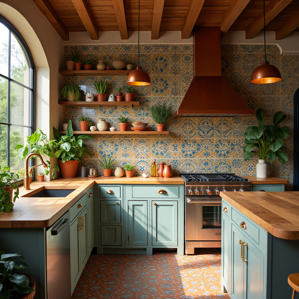 boho kitchen backsplash ideas 4
