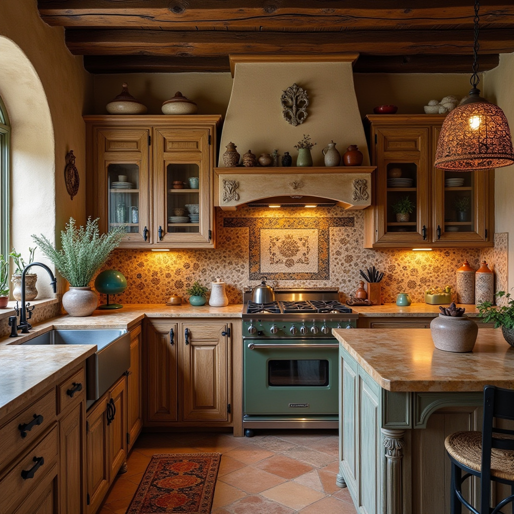 boho kitchen backsplash ideas 6