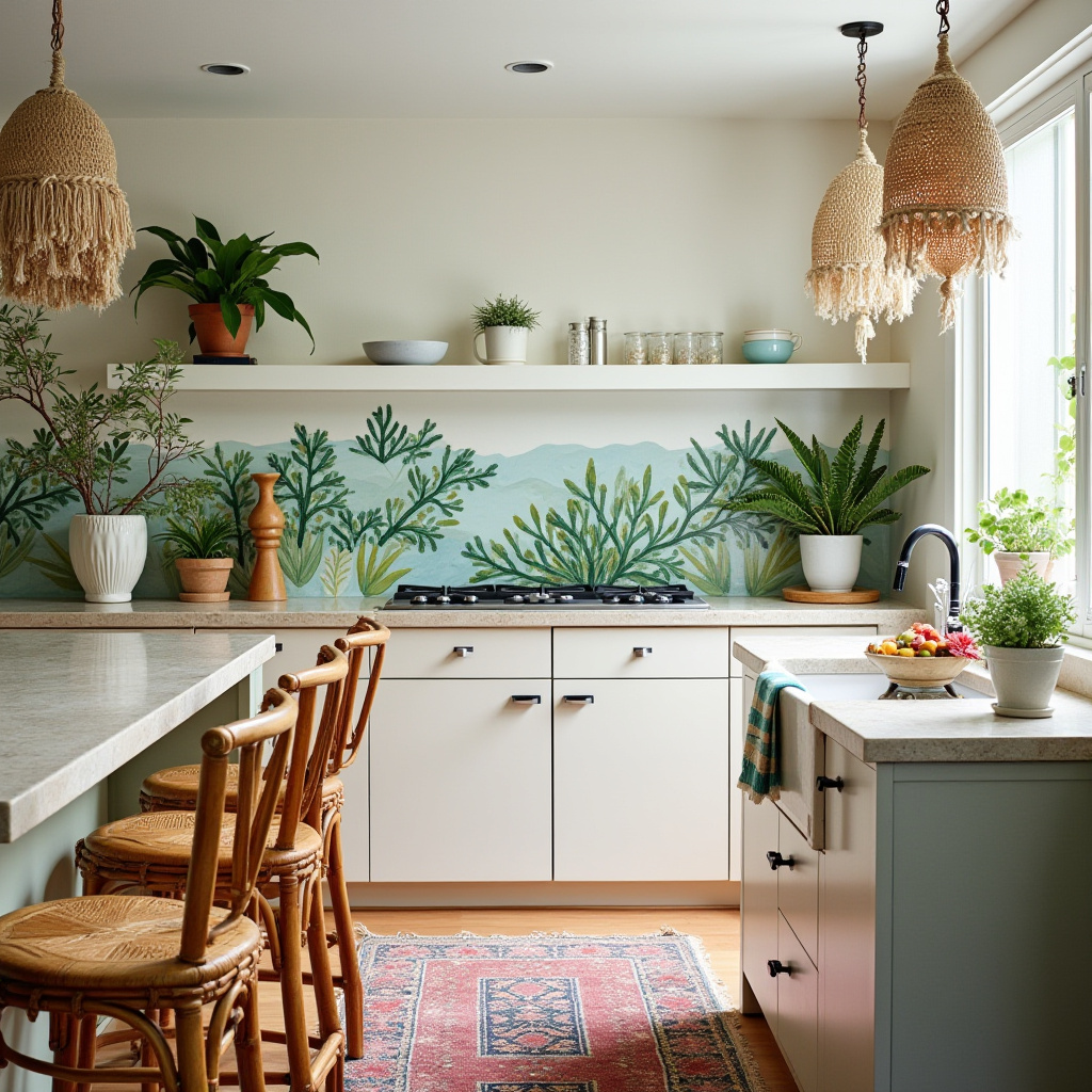 boho kitchen backsplash ideas 7