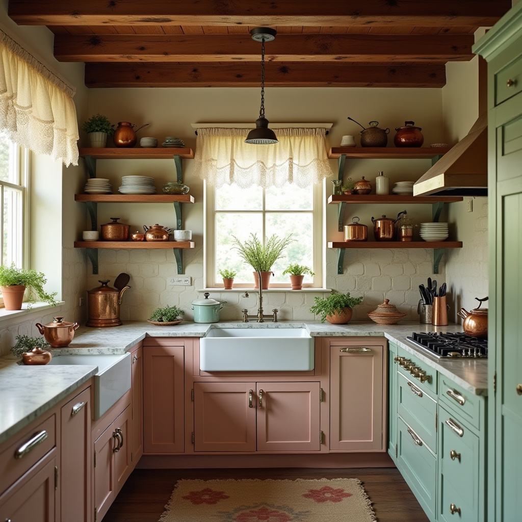boho kitchen cabinet colors 17