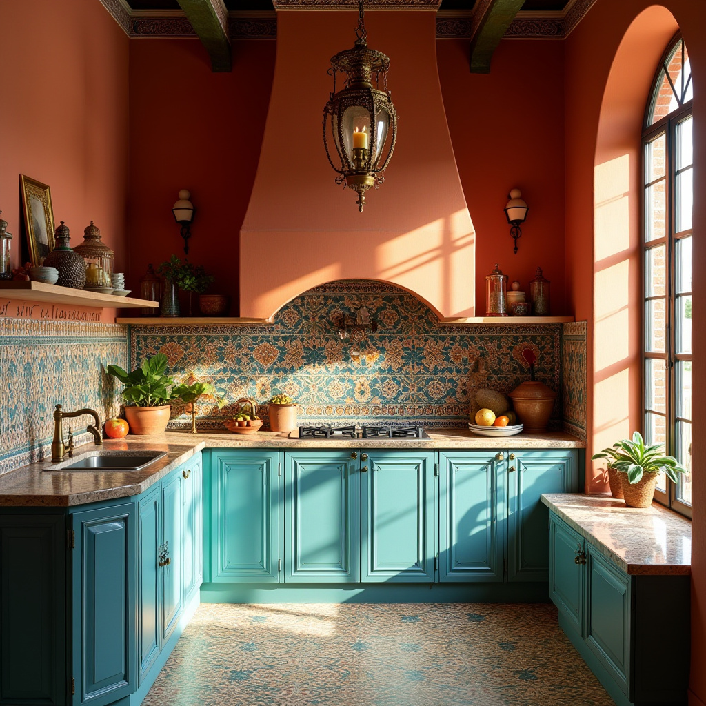 boho kitchen cabinet colors 21
