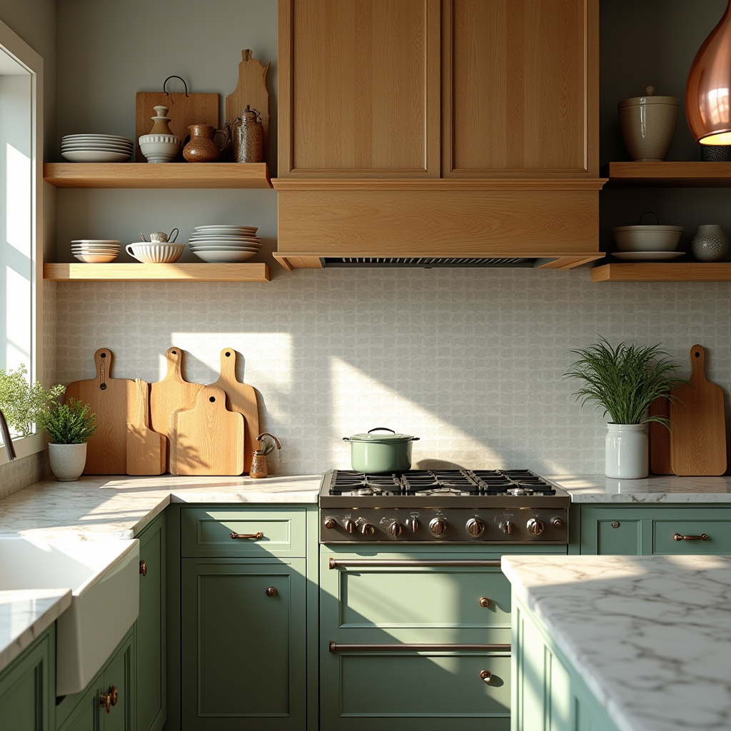 boho kitchen cabinet colors 3