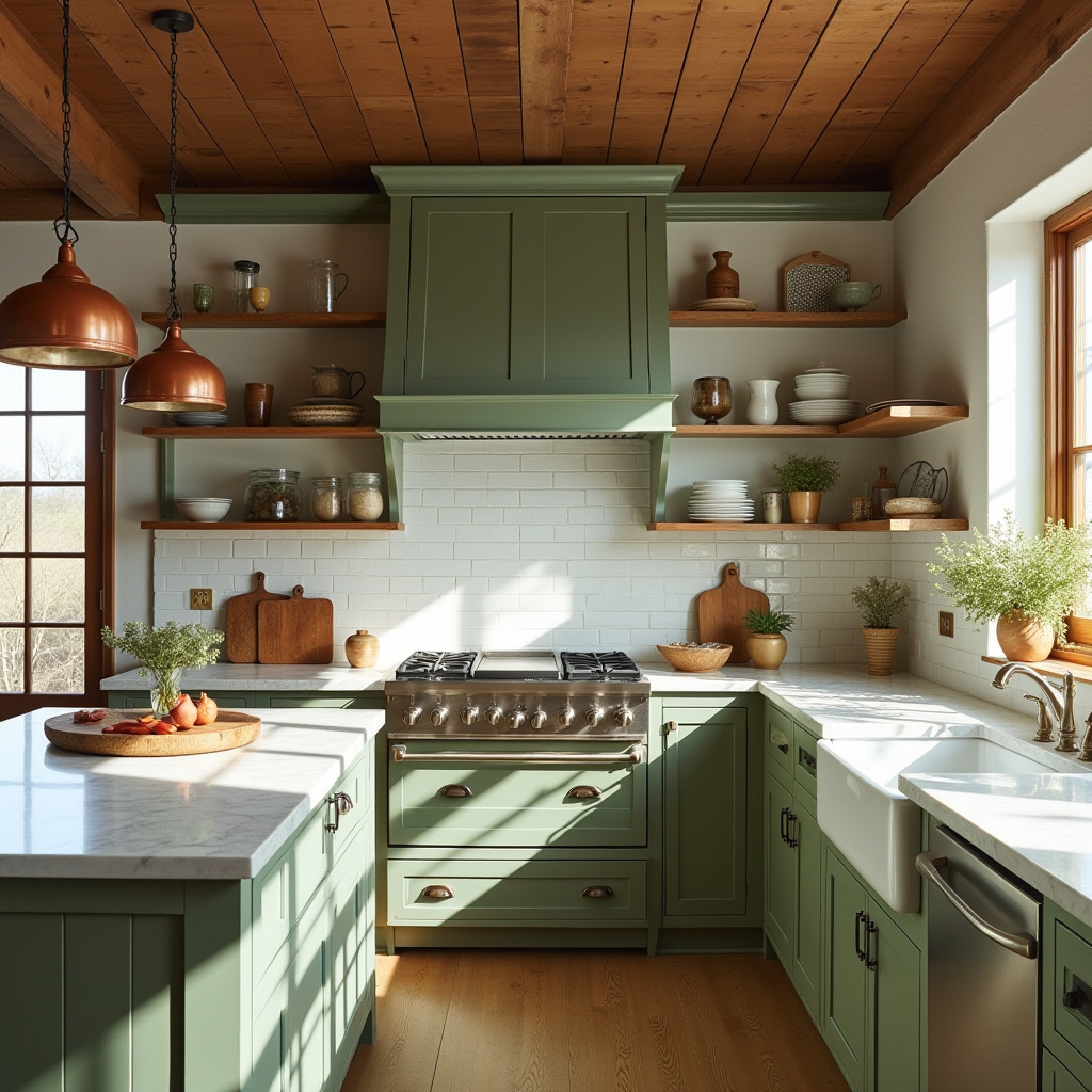 boho kitchen cabinet colors 4