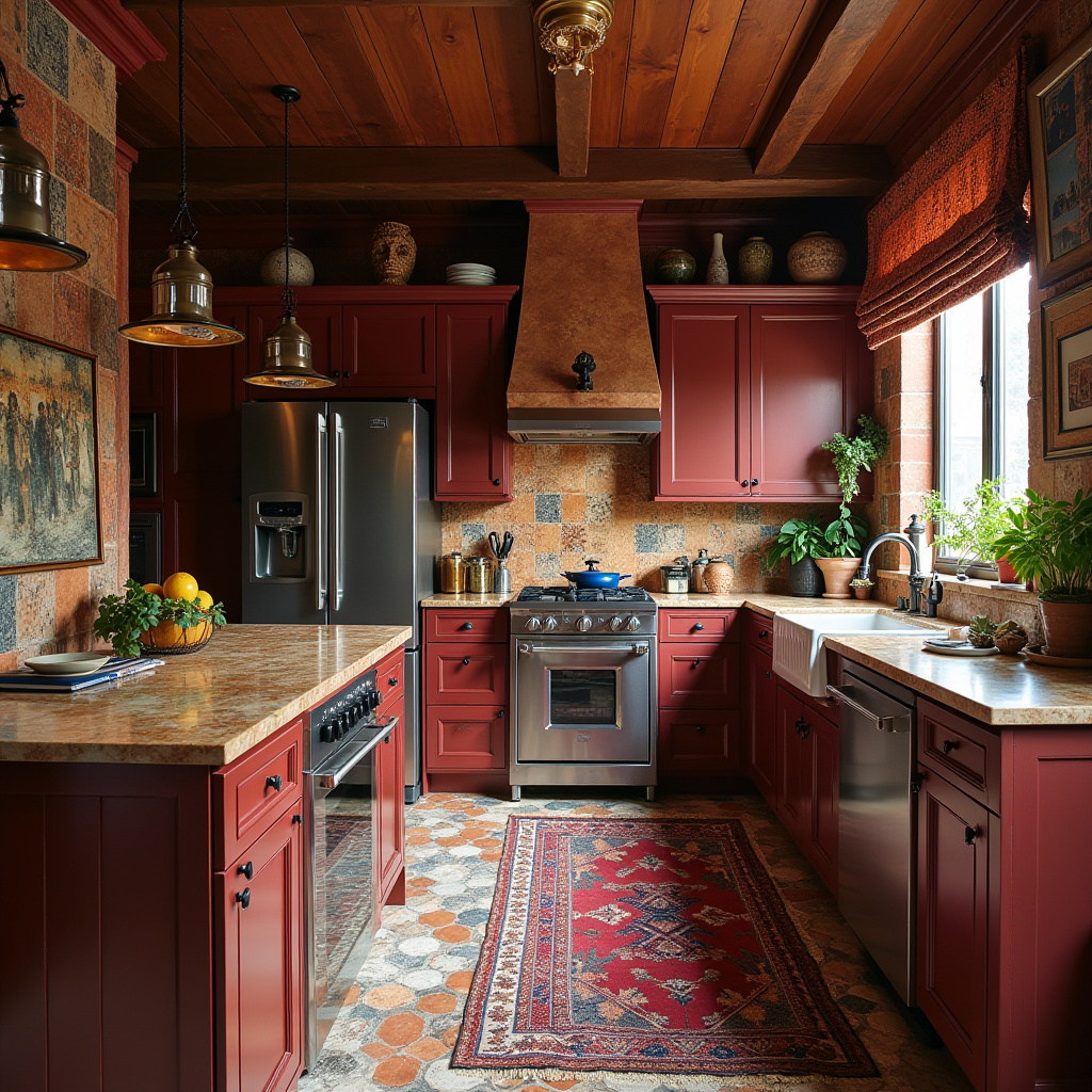 boho kitchen cabinet colors 40