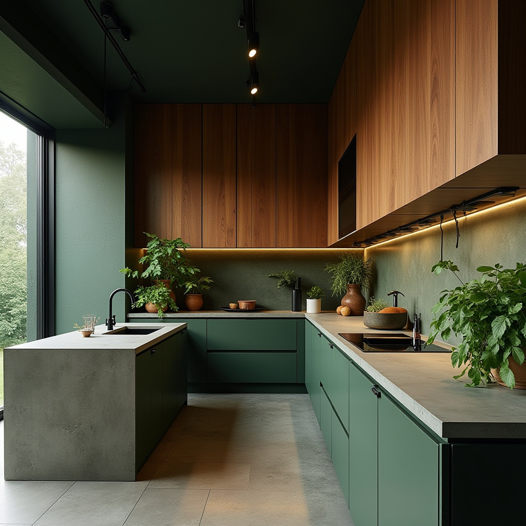 boho kitchen cabinet colors 5
