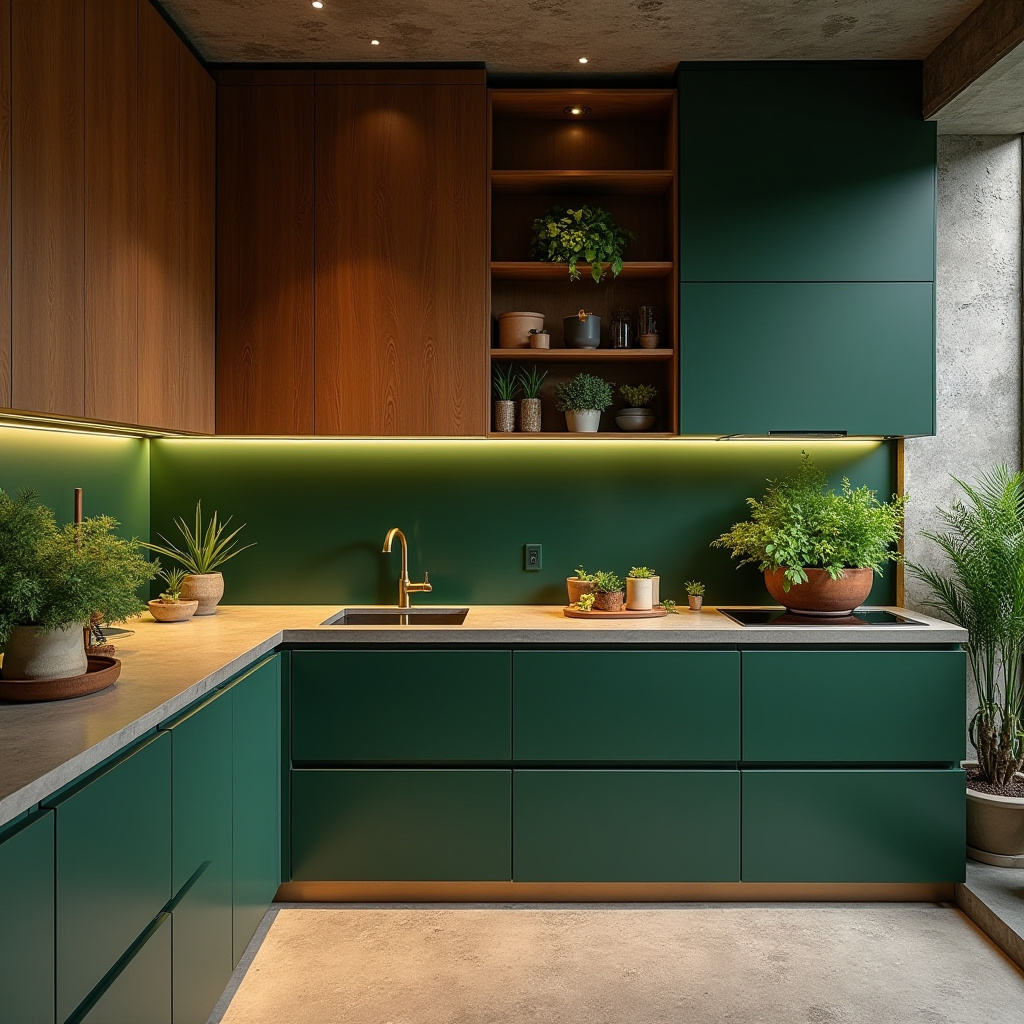boho kitchen cabinet colors 6