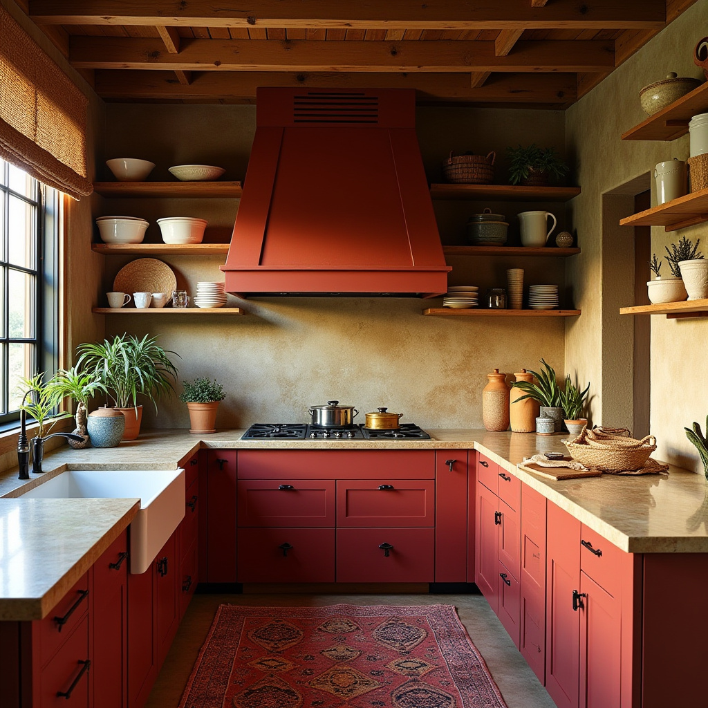 boho kitchen cabinets 12