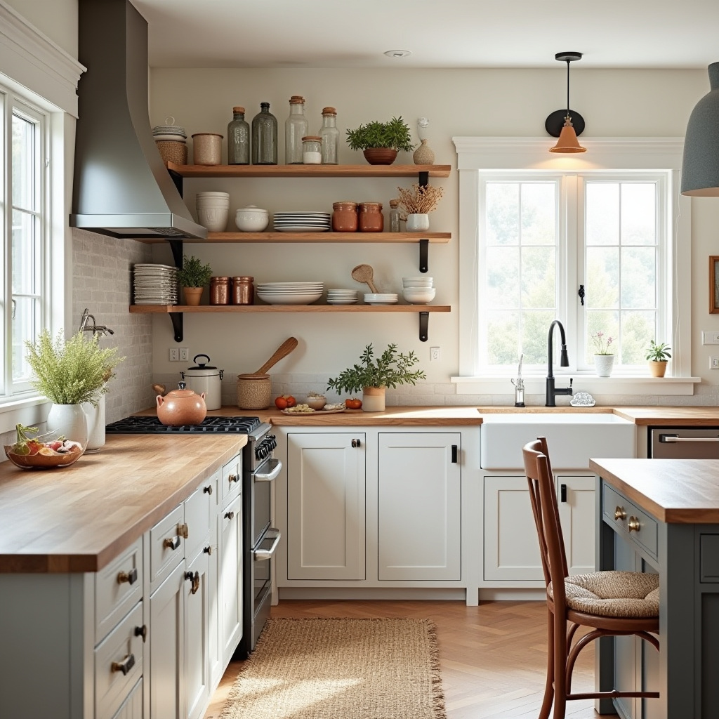boho kitchen cabinets 30