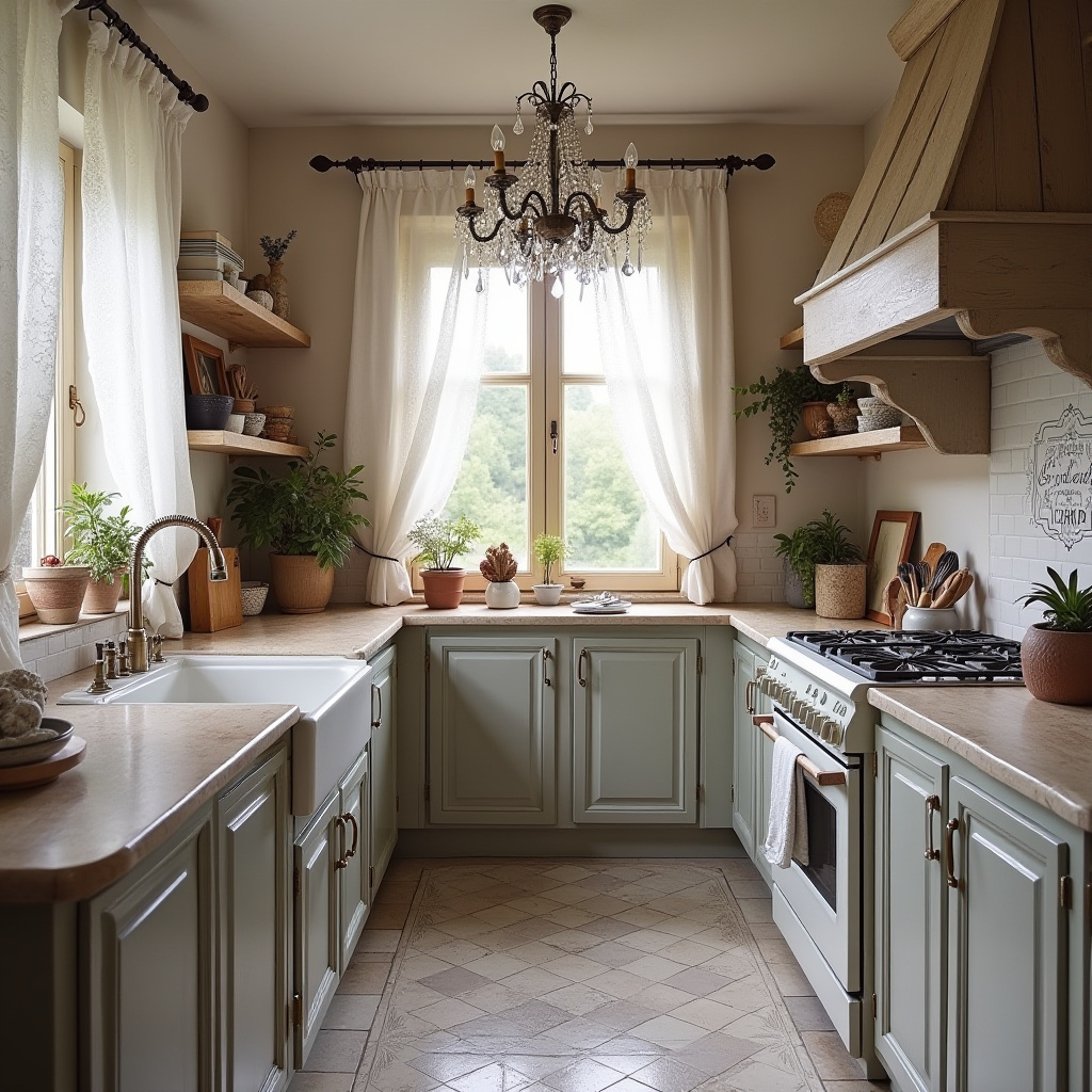 boho kitchen chandelier 13