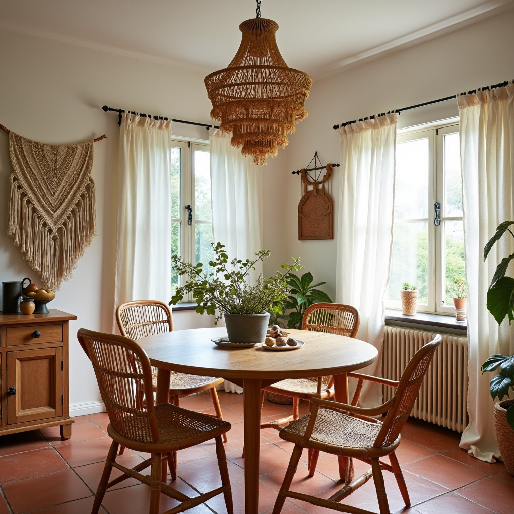 boho kitchen chandelier 2