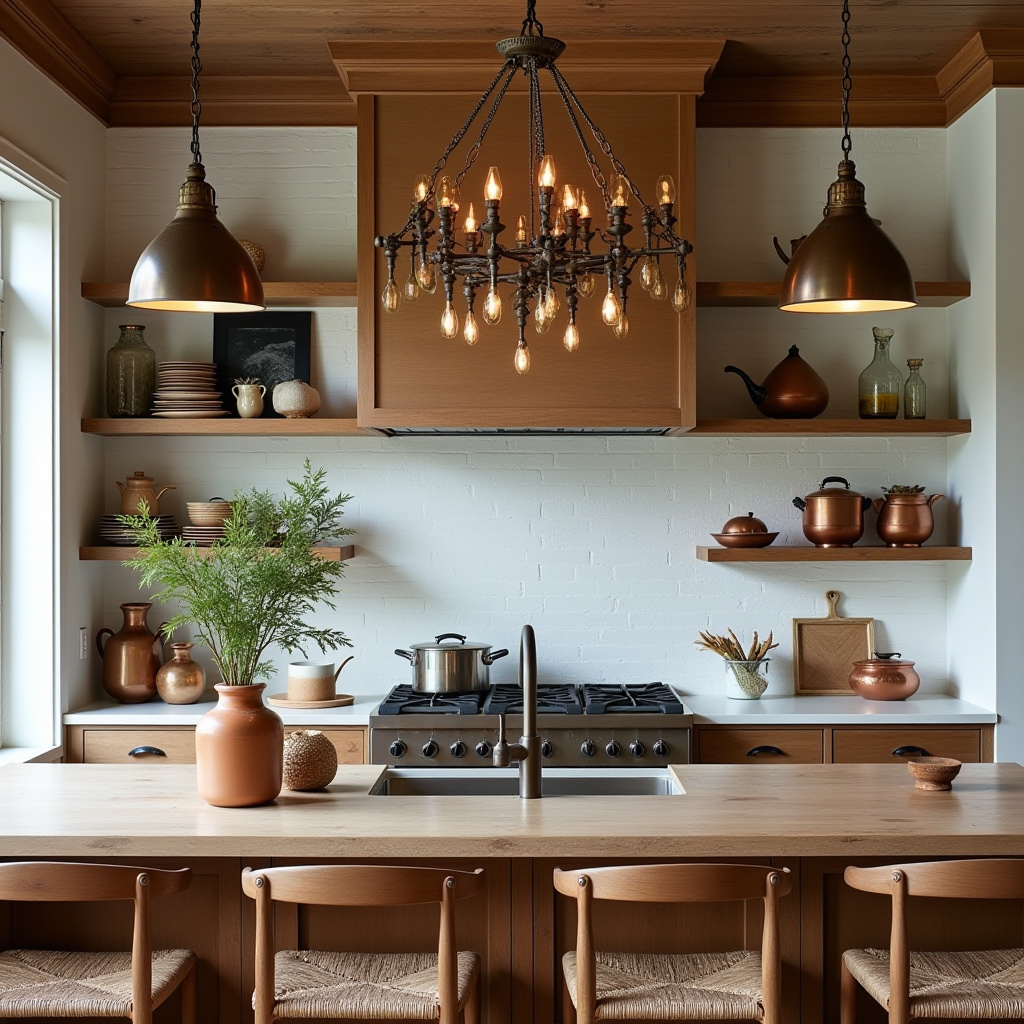 boho kitchen chandelier 3