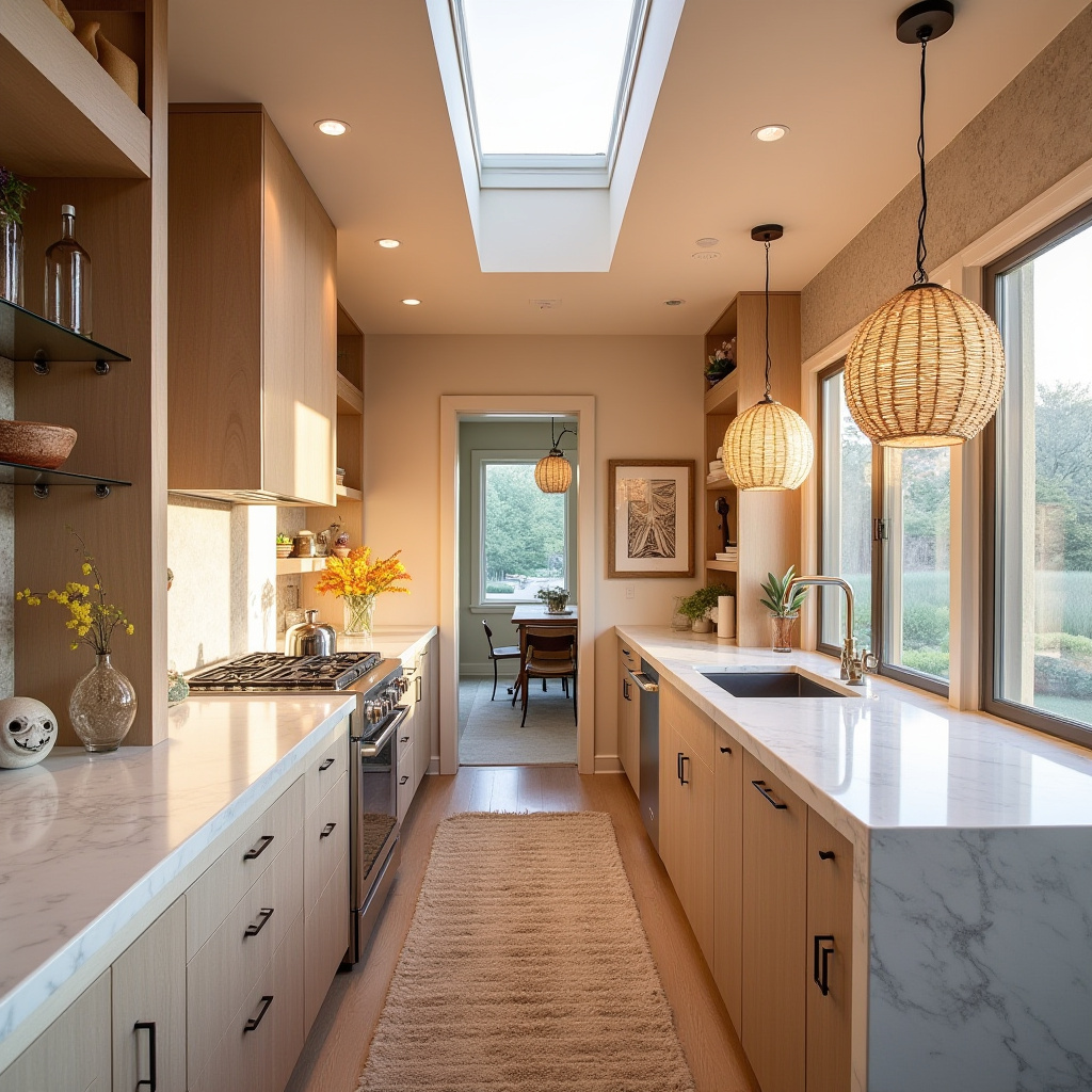 boho kitchen color schemes 11