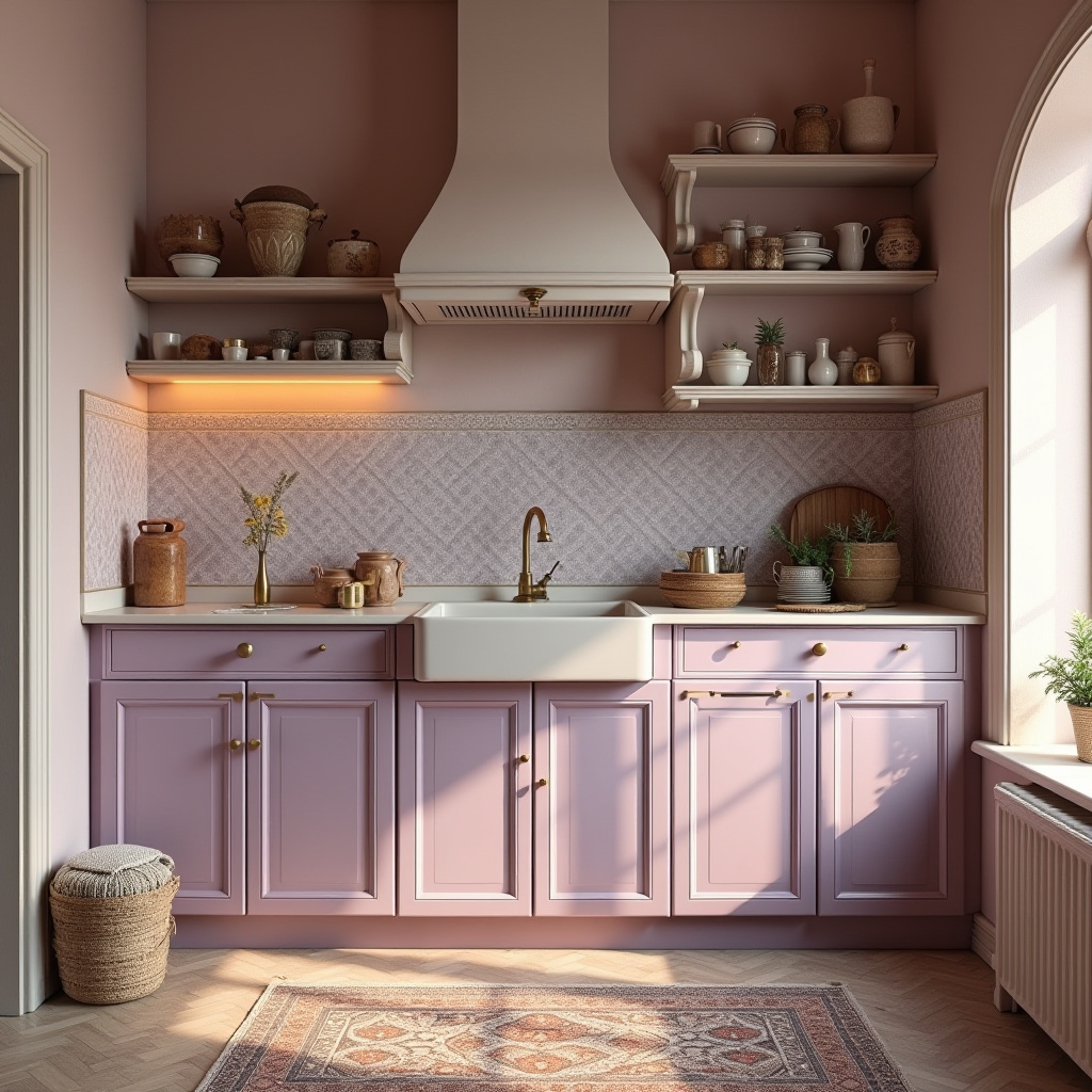 boho kitchen color schemes 24