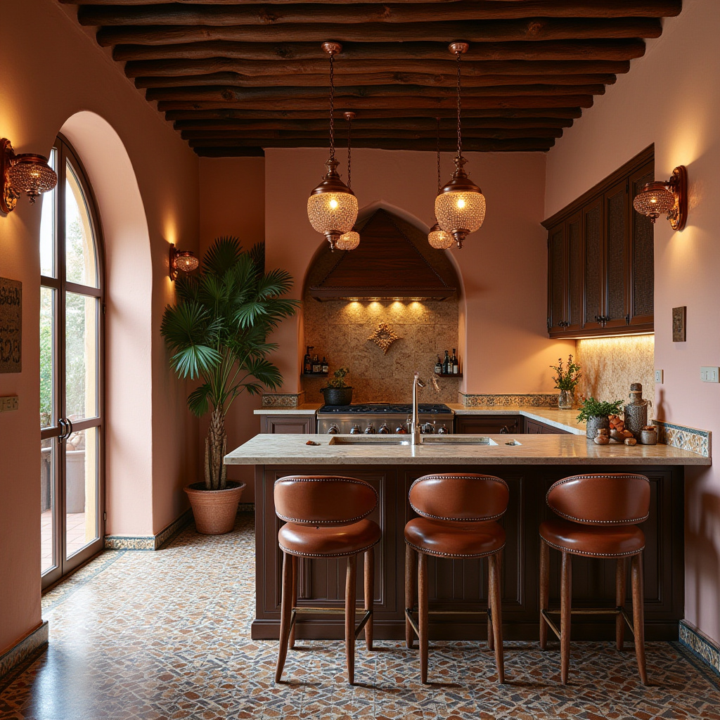 boho kitchen color schemes 26