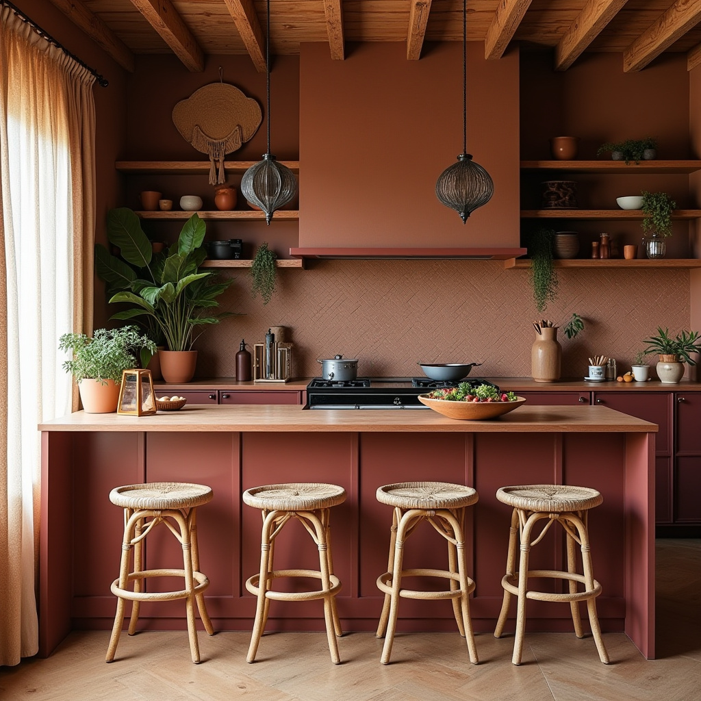 boho kitchen colors 2
