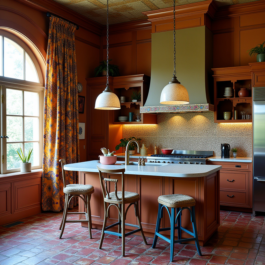 boho kitchen curtain ideas 12