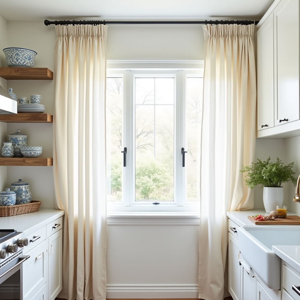 boho kitchen curtain ideas 13