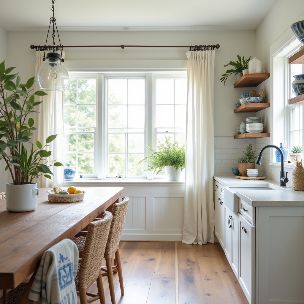 boho kitchen curtain ideas 14