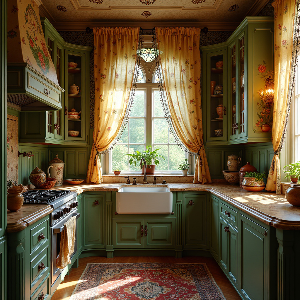 boho kitchen curtain ideas 24