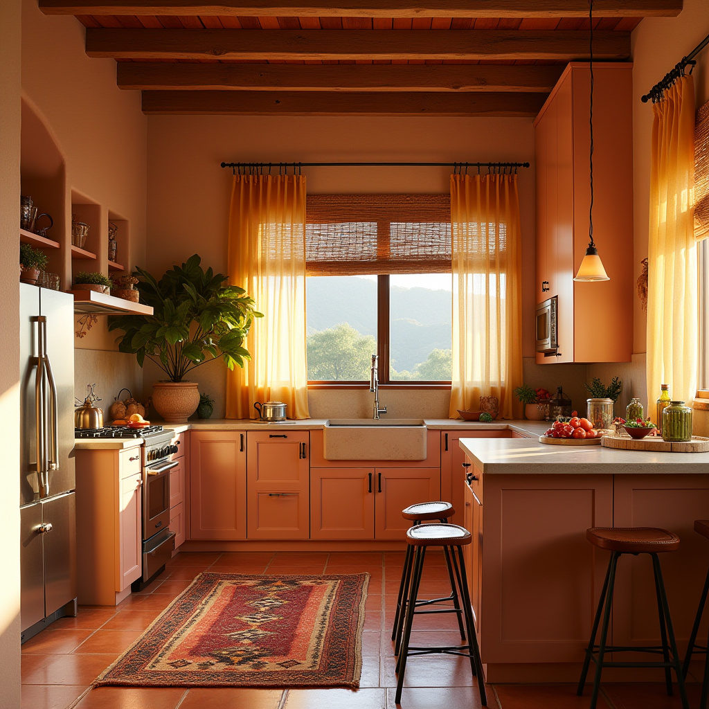 boho kitchen curtain ideas 25