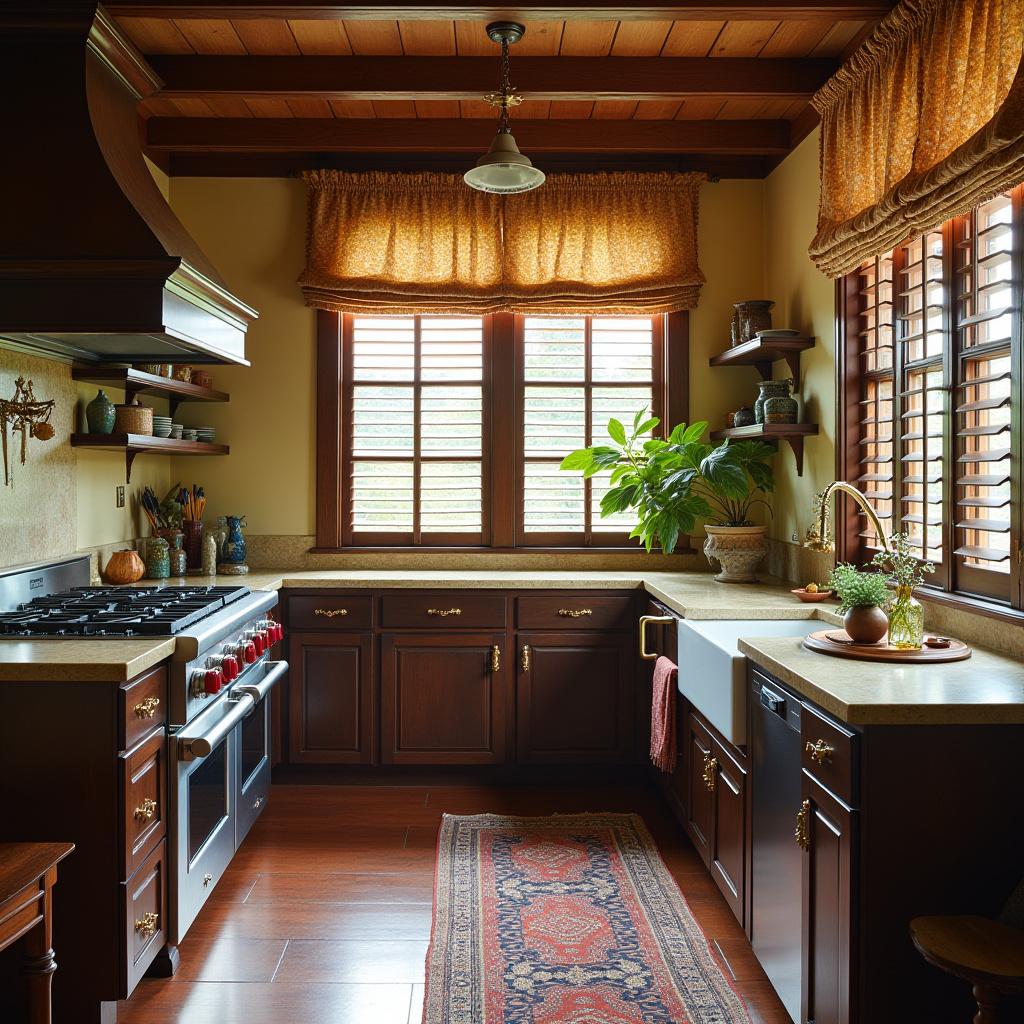 boho kitchen curtain ideas 35