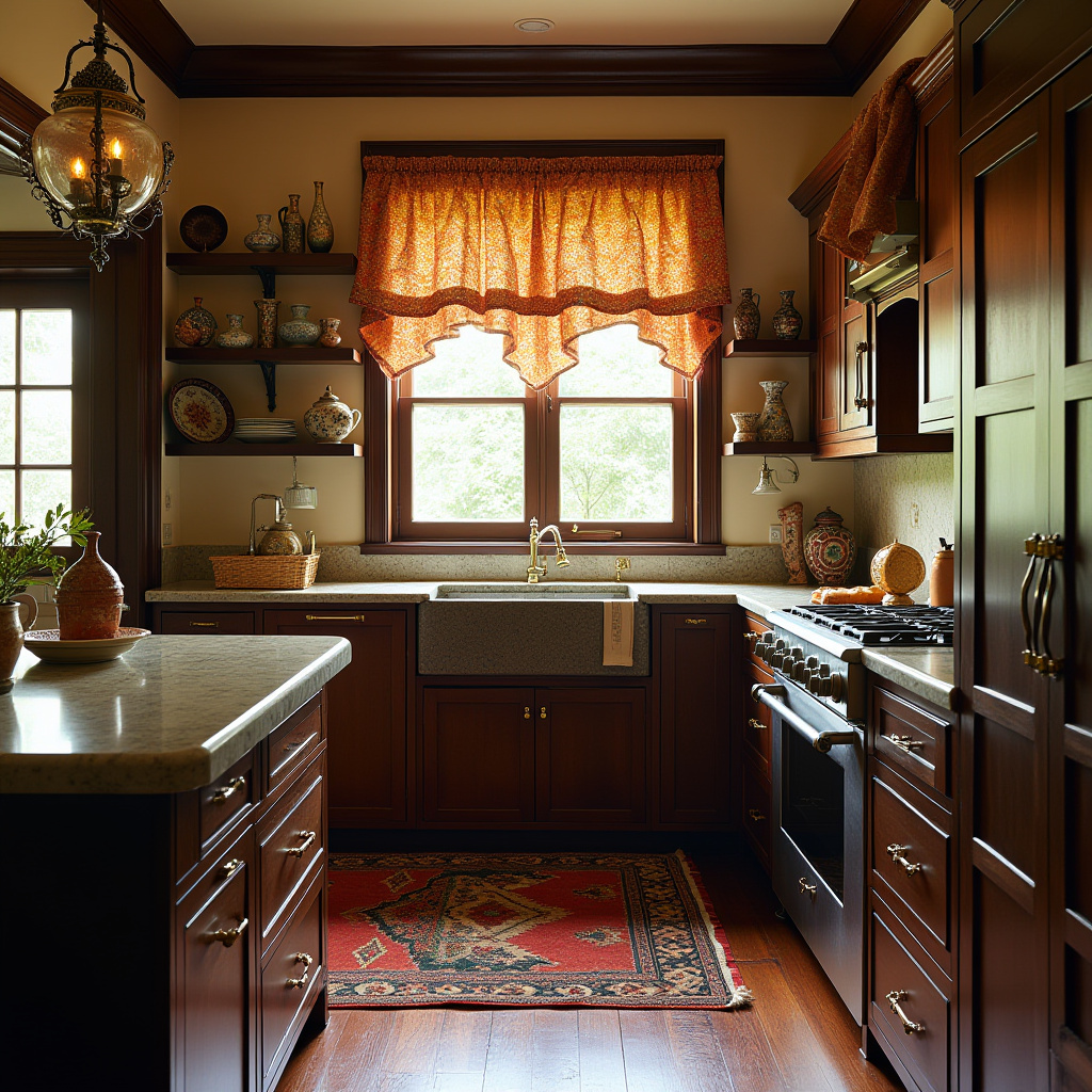 boho kitchen curtain ideas 36
