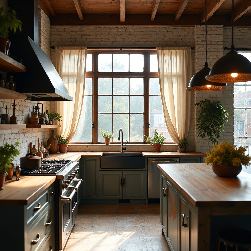 boho kitchen curtain ideas 37