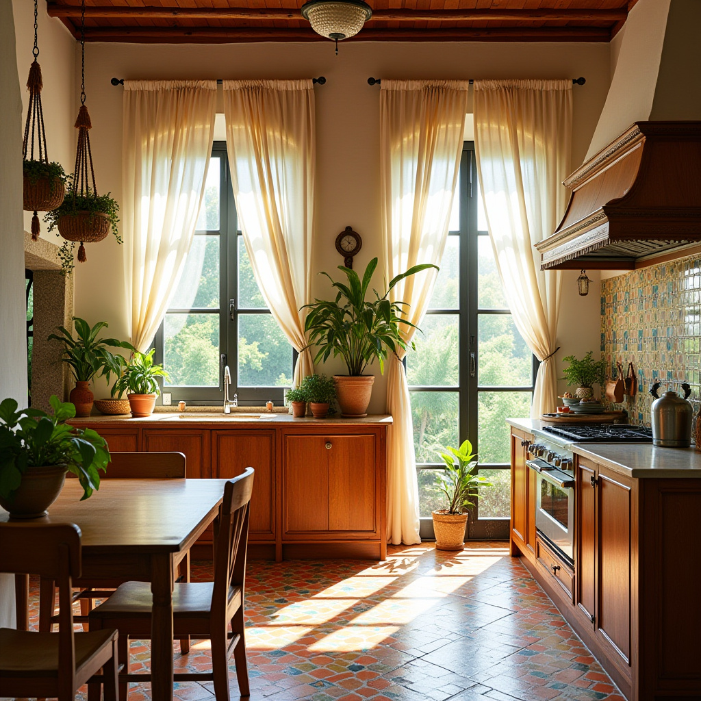boho kitchen curtain ideas 7