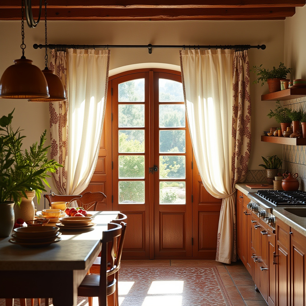 boho kitchen curtain ideas 9